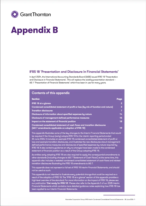 ‘Presentation and Disclosure in Financial Statements’