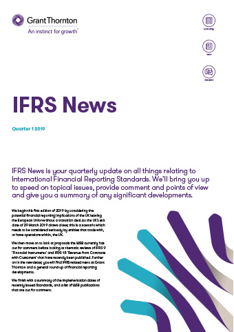 IFRS News - Q1 2019