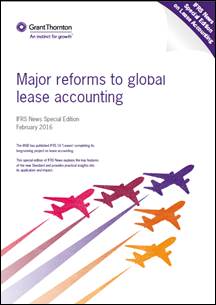 Major reforms to global lease accounting
